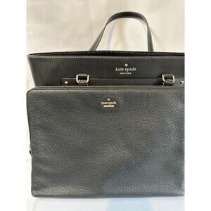 Kate Spade Laptop Tote and Laptop Case Black